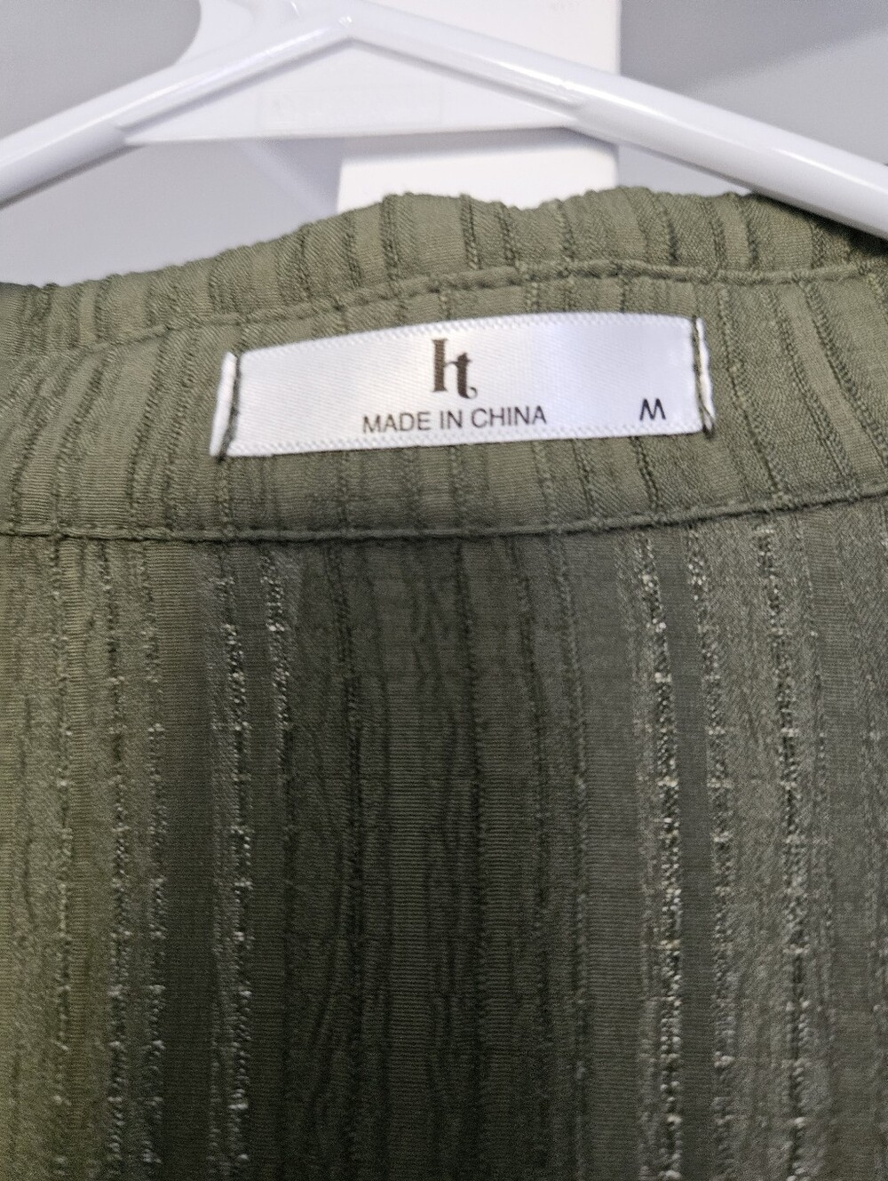 New Green Button Up - Picture 2 of 5